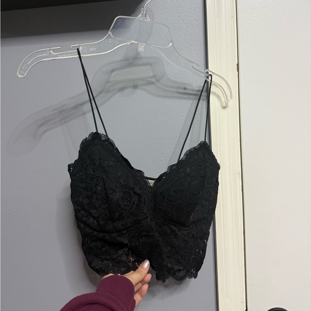Bozzolo Black Lace Bralette Cami